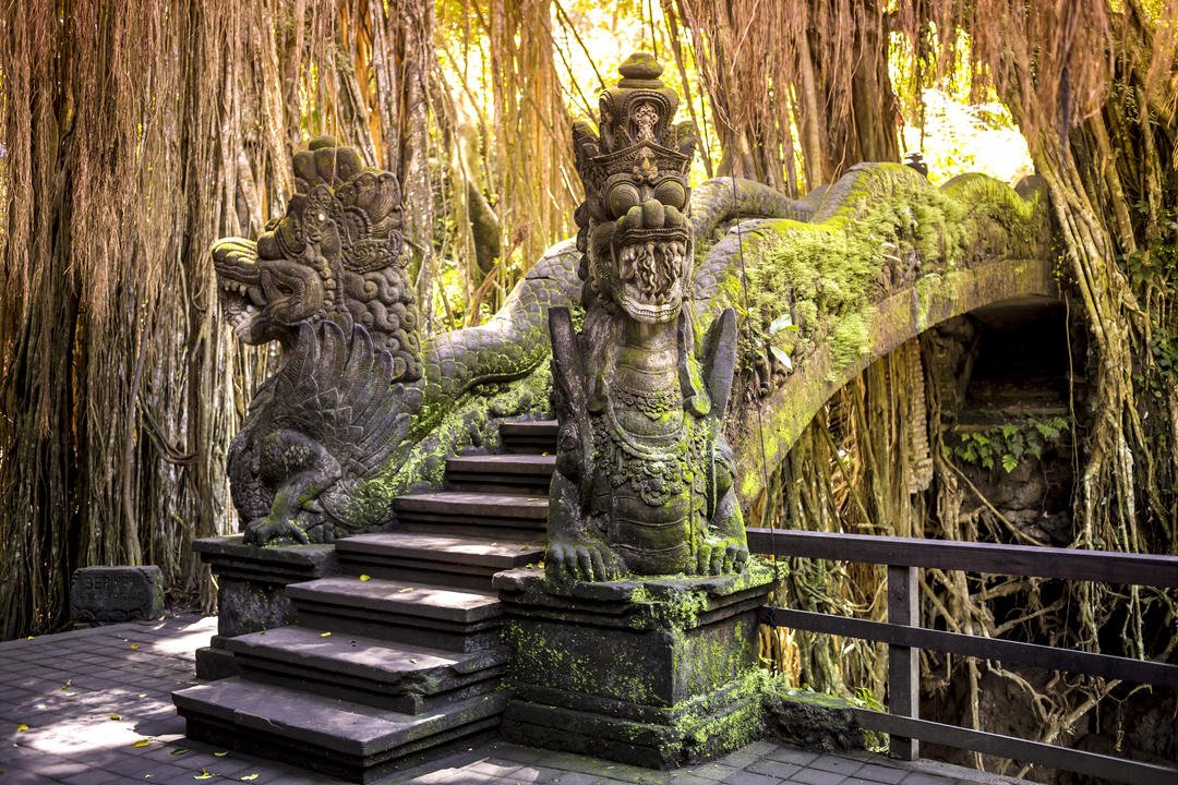 Загадочный город Убуд на Бали.