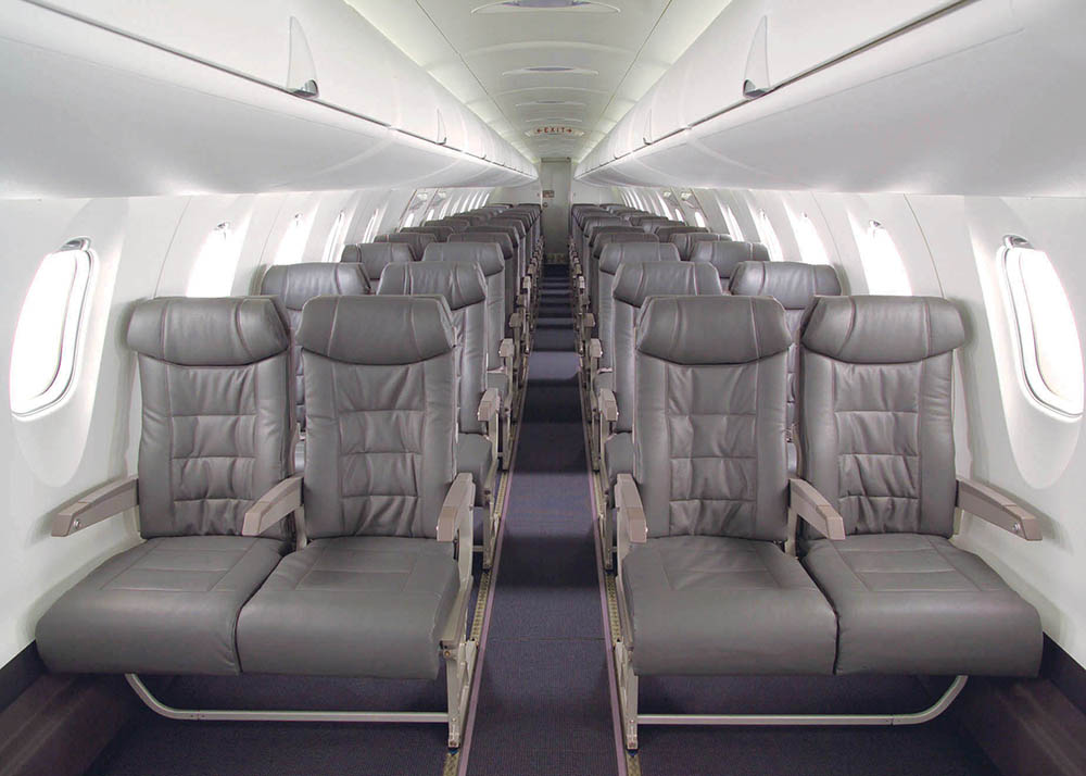 Класс «Премиум-эконом» в Bombardier моделей CRJ-100/200
